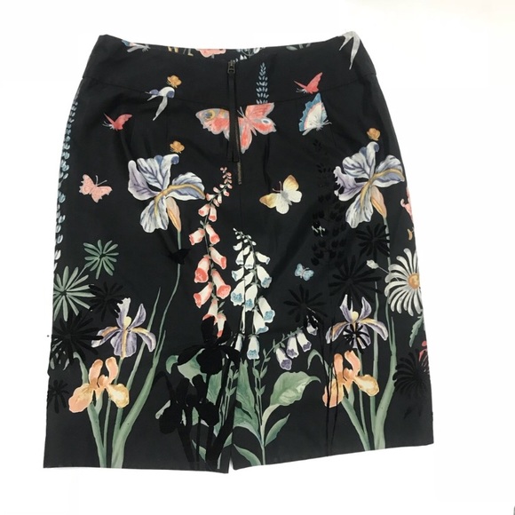 Anthropologie leifsdottir Butterfly Pencil Skirt